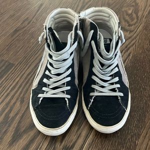 Used golden goose slide high top sneaker size 39